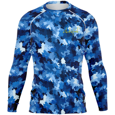 Chokefish™ Long Sleeve Rashguard Camouflage Men's Shirt-013